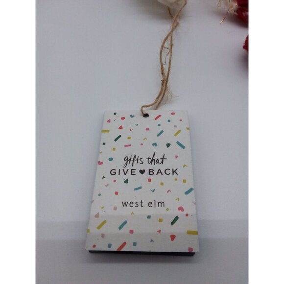 West Elm griffin Striped Knit Wool Christmas Holiday Stocking Handcrafted - Picture 5 of 12